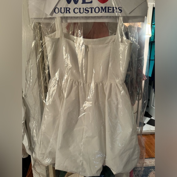 Amanda Uprichard Christine Dress in White - Picture 4 of 5